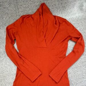 Women's Banana Republic Scoop Neck Sweater Orange M